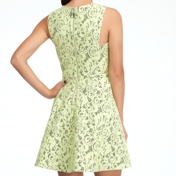 BEBE | Fit & Flare Lace Dress - Picture 4 of 7